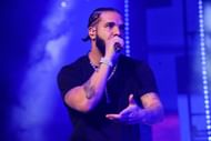 Drake at the "Lil Baby & Friends Birthday Celebration Concert" on December 9, 2022 in Atlanta, Georgia. (Image via Getty)